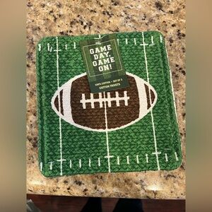 Game Day Football Field Cotton Trivet Set